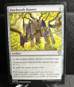 Patchwork Banner (SOC #353) MTG Commander: Secrets of Strixhaven - Image 1