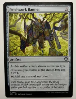 Patchwork Banner (SOC #353) MTG Commander: Secrets of Strixhaven - Image 3