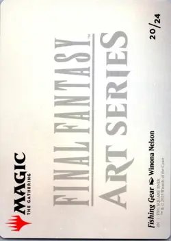 MTG Normal Fishing Gear Scene Art Card S Art Series: FINAL FANTASY 20 NM - Image 2