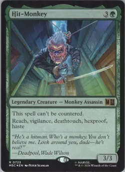 Foil Hit-Monkey R Commander: Marvel Super Heroes 723 NM - Image 1