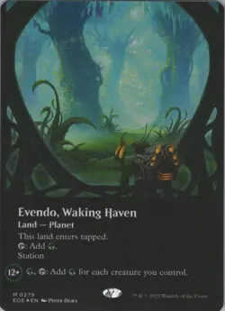 Foil Evendo, Waking Haven (Borderless) M Edge of Eternities 279 NM - Image 1