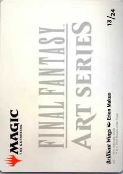 MTG Normal Brilliant Wings Scene Art Card S Art Series: FINAL FANTASY 13 NM - Image 2
