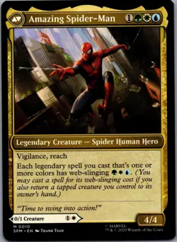 MTG Normal Peter Parker M Marvel's Spider-Man 10 NM - Image 2