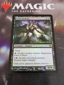 MTG. Eater of Hope. Foil Promo. Born Of The Gods. Lp - Image 1