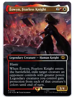 Eowyn, Fearless Knight (Borderless) 430 UB The Lord of the Rings: MTG Foil NM - Image 1