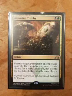 1x MTG Magic The Gathering TCG Assassin's Trophy - Guilds of Ravnica - Rare - Image 1