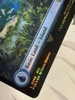 Foil Magic Final Fantasy Basic Lands Complete Set of 15 - Full Art Land + Wastes - Image 5