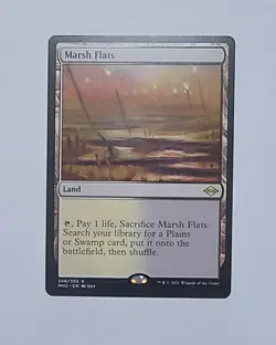 MTG Marsh Flats - Modern Horizons 2 2021 RARE 248/303 English - NOT FOIL - NM - Image 1