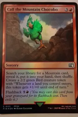 Call the Mountain Chocobo Final Fantasy Foil - Image 1