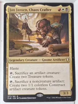 Jan Jansen, Chaos Crafter - (MP) Commander: Legends - Magic the Gathering MTG - Image 1