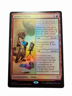 Artist's Talent #124 Bloomburrow Foil Card Magic: The Gathering - Image 1