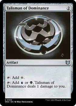 Talisman of Dominance [Commander: Wilds of Eldraine - 150] NM - Image 1