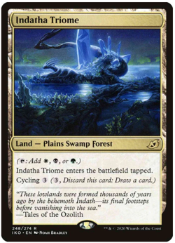 1x Indatha Triome Ikoria: Lair of Behemoths NM MTG - Image 1