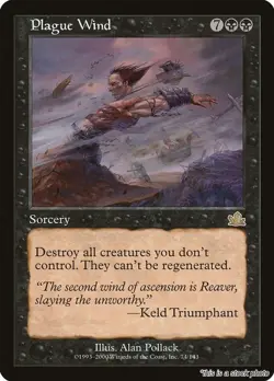 MTG Plague Wind Card #74 Prophecy LP Magic - Image 1