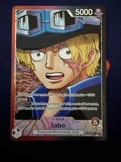 Sabo OP13 - 004 Alt Art Leader English One Piece TCG - Image 1