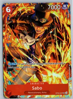 Sabo Foil SR Adventure on Kami's Island OP15-046 NM - Image 1