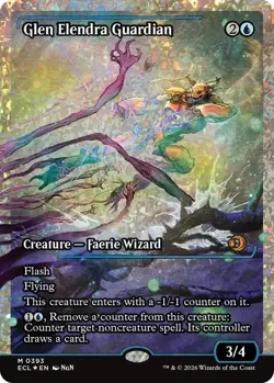 Glen Elendra Guardian - Fracture Foil Showcase ECL NM MTG - Image 1