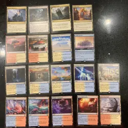 Mtg Red Blue White Land Bundle (jeskai) From MH3 Precon - Image 1