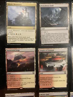 Mtg Red Blue White Land Bundle (jeskai) From MH3 Precon - Image 2