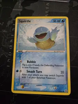 Pokemon TCG Squirtle 83/112 FireRed & LeafGreen Regular Common 2004 LP - Image 1