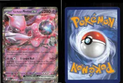 Team Rocket's Mewtwo ex 079/217 Double Rare Ascended Heroes Pokemon Holo NM - Image 3
