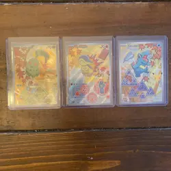 Pokemon TCG First Partner Illustration Collection Volume 2 Johto Starters Set - Image 1