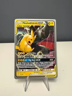 Pokemon - Pikachu & Zekrom GX 33/181 - World Champion Card English NM - Image 1