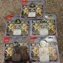 🔥Pokemon Mega Evolution Ascended Heroes Larry Komala Promo sealed . Lot of 5🔥 - Image 1