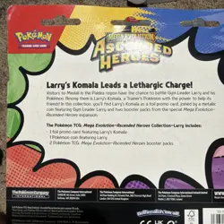 🔥Pokemon Mega Evolution Ascended Heroes Larry Komala Promo sealed . Lot of 5🔥 - Image 3