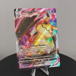 Pokemon TCG Mimikyu VMAX 069/172 Brilliant Stars Holo Rare NM/Mint - Image 1