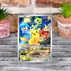 Pikachu 027 Pokemon Center Stamp Exclusive Black Star Promo Unopened Card - NM/M - Image 1