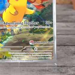 Pikachu 027 Pokemon Center Stamp Exclusive Black Star Promo Unopened Card - NM/M - Image 3