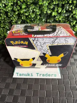 Pokemon TCG 25th Anniversary Celebrations Collector Chest Lunch Box Tin Sealed - Image 3