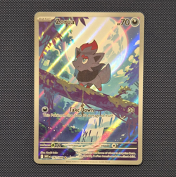 Pokemon TCG Zorua 142/086 SV: White Flare Illustration Rare Full Art Holo ENG - Image 1