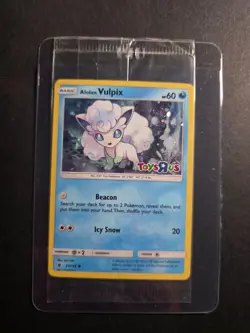 Pokemon TCG Alolan Vulpix Card 021/145 Stamped Toys R US Promo, Sealed - Image 1