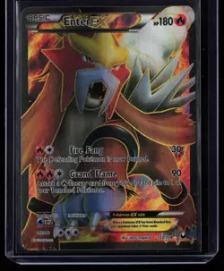 Entei EX 103/108 Pokemon Dark Explorers Ultra Rare Lightly Played+ - Image 1