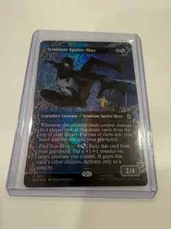 MTG Symbiote Spider-Man Foil 0217 (Borderless) Marvel's Spider-Man NM - Image 1