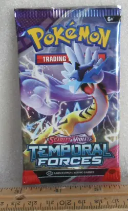 Pokemon TCG Scarlet and Violet Temporal Forces Booster Pack NEW SEALED - Image 2