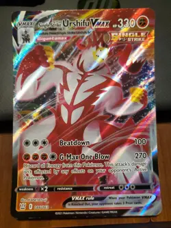JUMBO Single Strike Urshifu VMAX Promo Card 086/163 Pokemon - Image 1