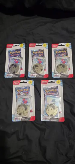 Pokemon TCG: Scarlet & Violet Stellar Crown Single Blister x5 - Image 1