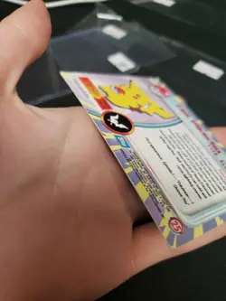 Pikachu 25 Topps Blue Logo TV Animation Edition Pokemon LP Holo - Image 3
