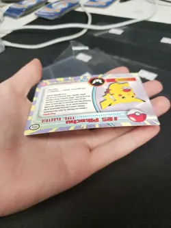 Pikachu 25 Topps Blue Logo TV Animation Edition Pokemon LP Holo - Image 5