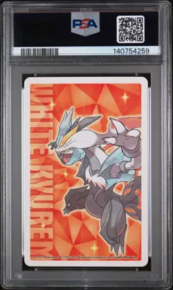 2012 POKEMON WHITE 2 PLAYING CARDS 3 OF HEARTS EMOLGA PSA 10 - Image 2