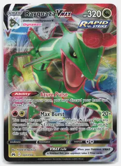 Rayquaza VMAX 101/159 Holo VMAX Rare Crown Zenith Pokemon Holo Near Mint - Image 1