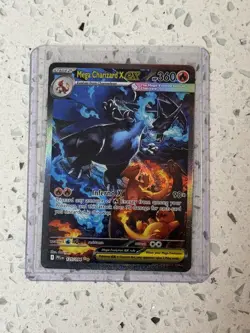 Mega Charizard X EX 125/094 Phantasmal Flames Holo Pokemon TCG Card ME02 - Image 1