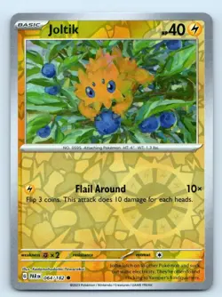 Joltik 064/182 Common Paradox Rift Pokemon Reverse Holo Near Mint - Image 1
