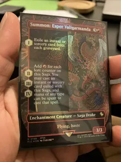 Summon: Esper Valigarmanda (Borderless) Commander: Final Fantasy Foil - Image 2