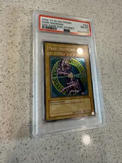 2002 YU-GI-OH! PROMO DDS-DARK DUEL STORIES #002 DARK MAGICIAN PSA 8 - Image 2