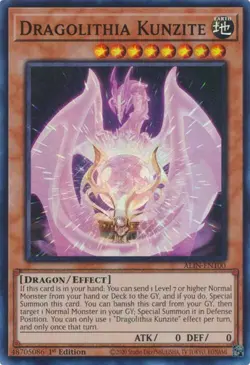 Dragolithia Kunzite 1st Edition Super Rare Alliance Insight ALIN-EN100 LP - Image 1