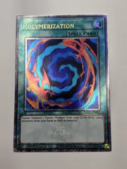 Polymerization RA02-EN047 Quarter Century 1st Edition Secret Spell YuGiOh! - Image 1